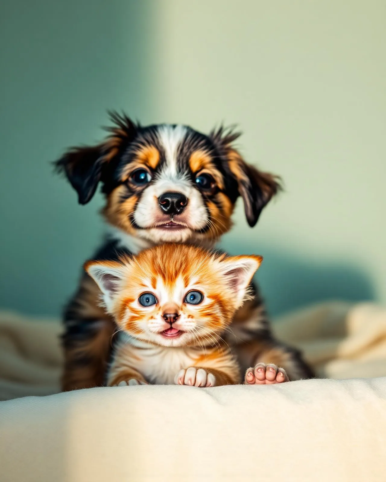 Puppies & kittens.